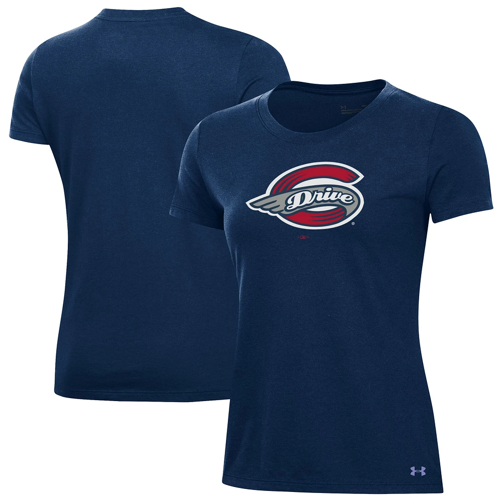 Women's Under Armour Navy Greenville Drive Performance T-Shirt