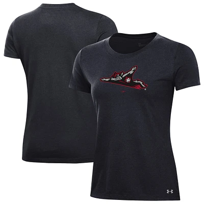 Women's Under Armour Black Richmond Flying Squirrels Performance T-Shirt