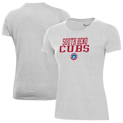 Women's Under Armour Gray South Bend Cubs Performance T-Shirt