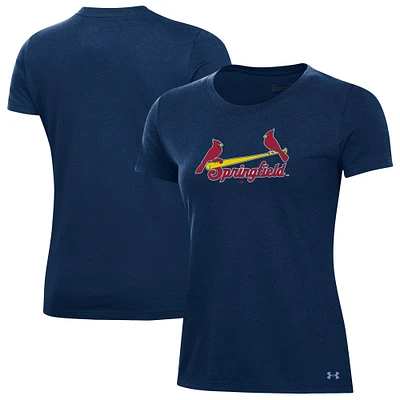Women's Under Armour Navy Springfield Cardinals Performance T-Shirt