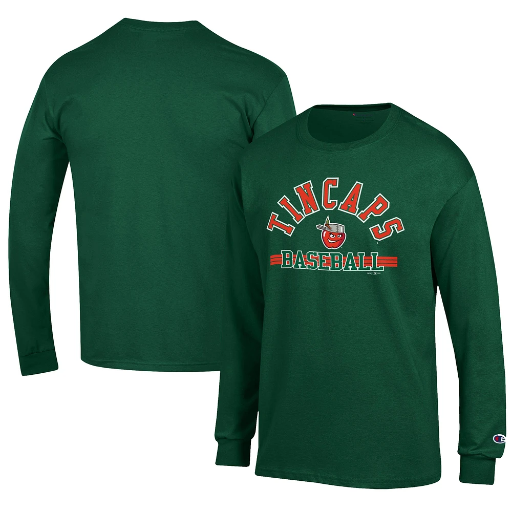 Men's Champion Fort Wayne TinCaps Jersey Long Sleeve T-Shirt