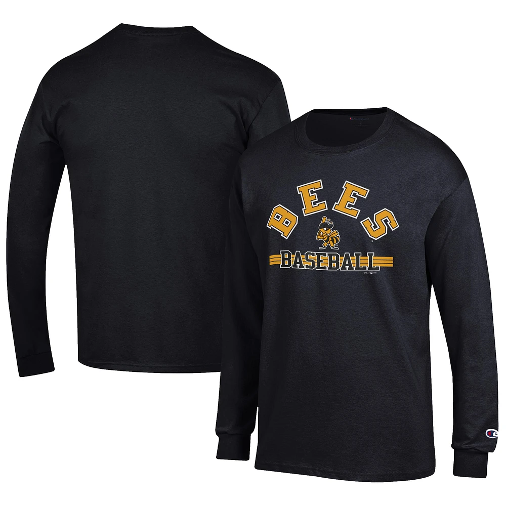 Men's Champion Salt Lake Bees Jersey Long Sleeve T-Shirt