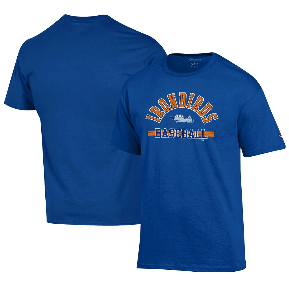 Men's Champion Royal Aberdeen IronBirds Jersey T-Shirt