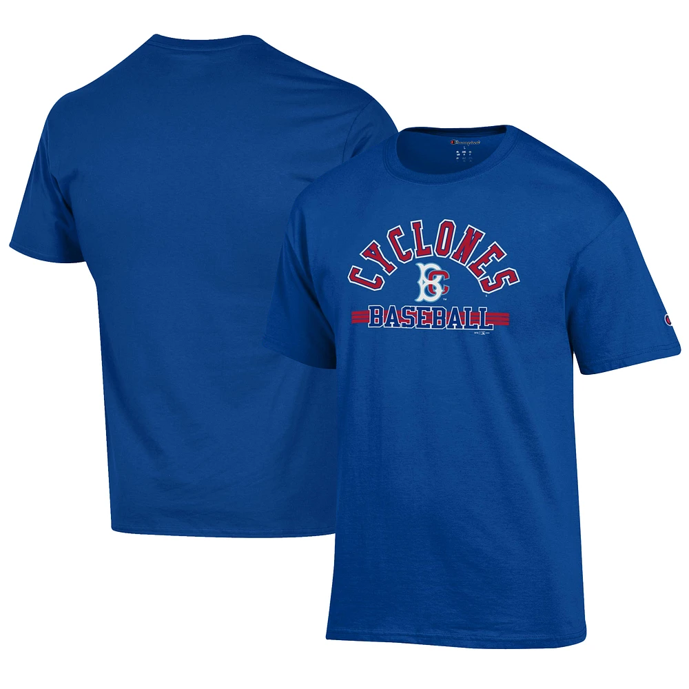 Men's Champion Royal Brooklyn Cyclones Jersey T-Shirt
