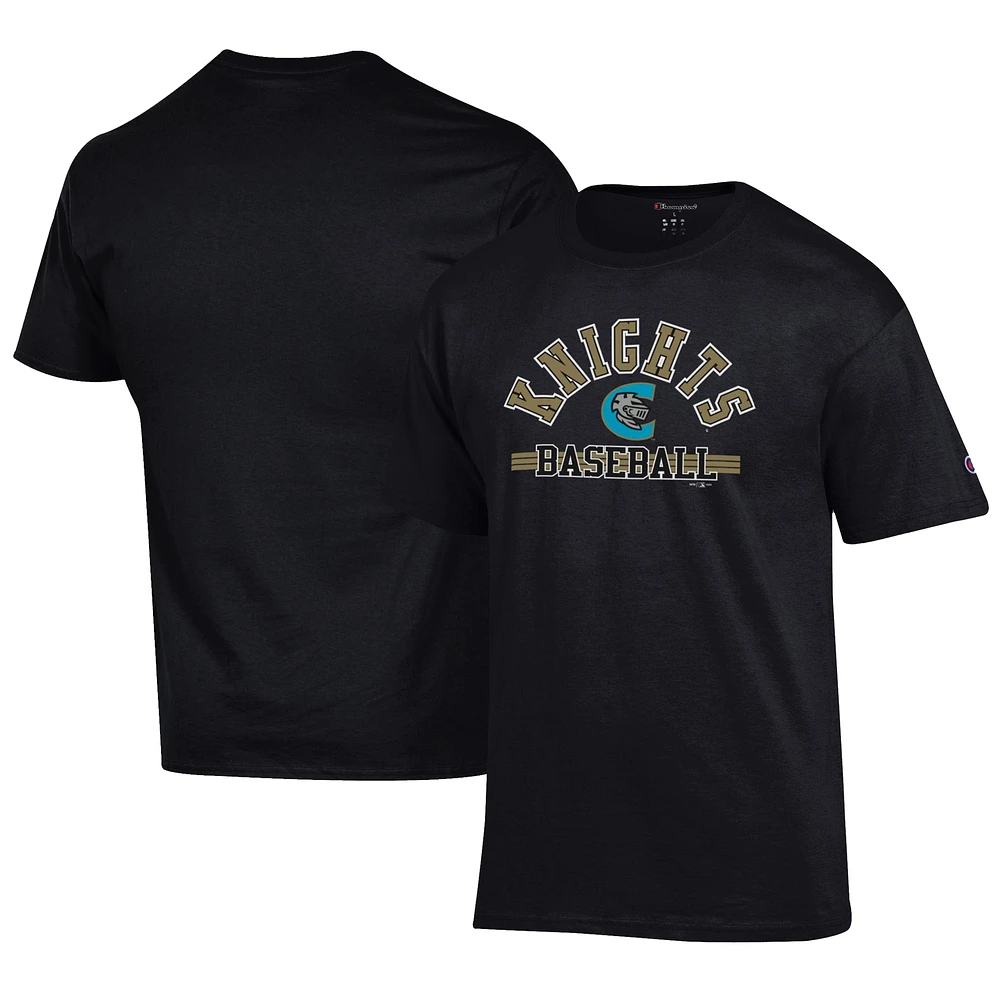 Men's Champion Black Charlotte Knights Jersey T-Shirt