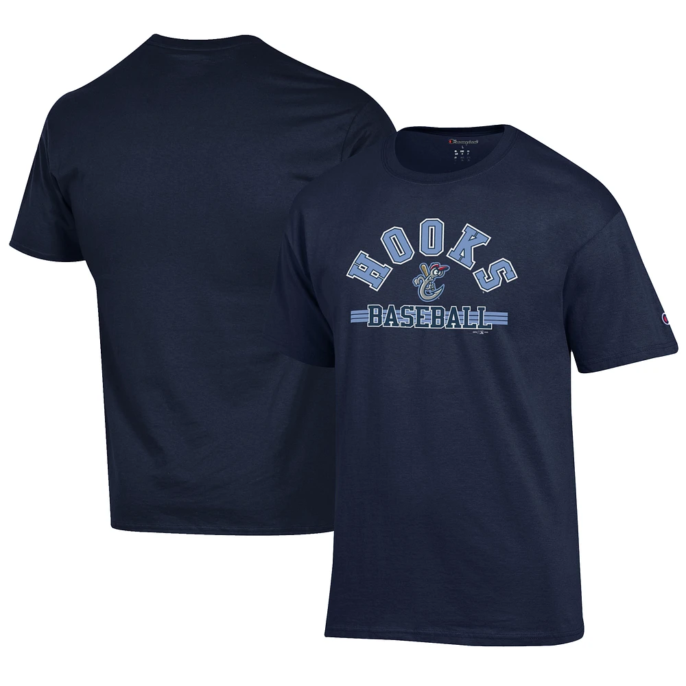 Men's Champion Navy Corpus Christi Hooks Jersey T-Shirt