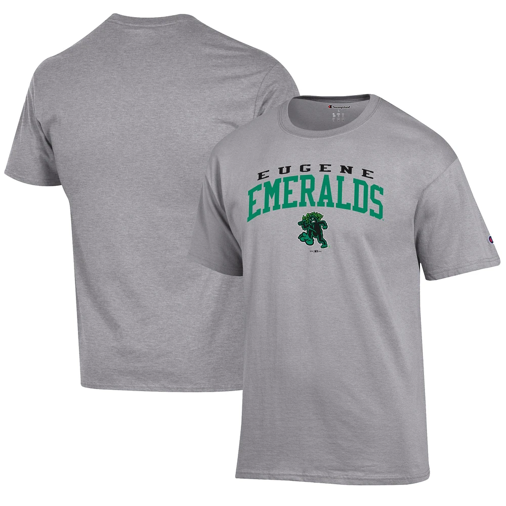 Men's Champion Gray Eugene Emeralds Jersey T-Shirt