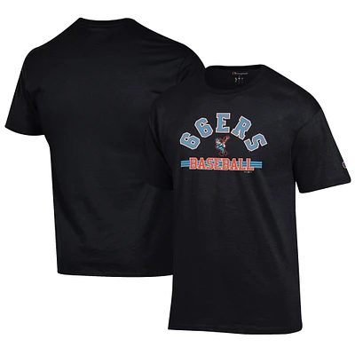 Men's Champion Black Inland Empire 66ers Jersey T-Shirt