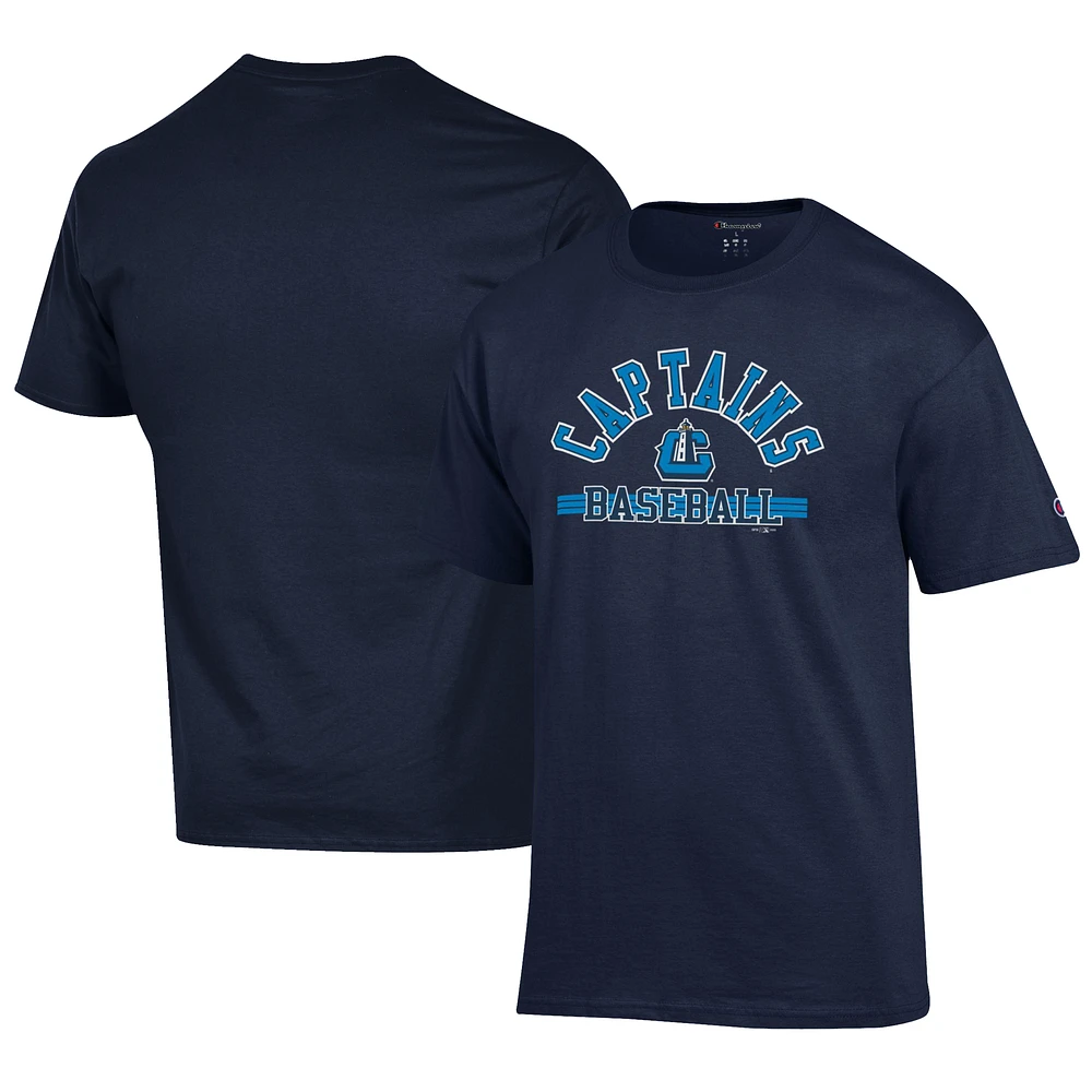 Men's Champion Navy Lake County Captains Jersey T-Shirt
