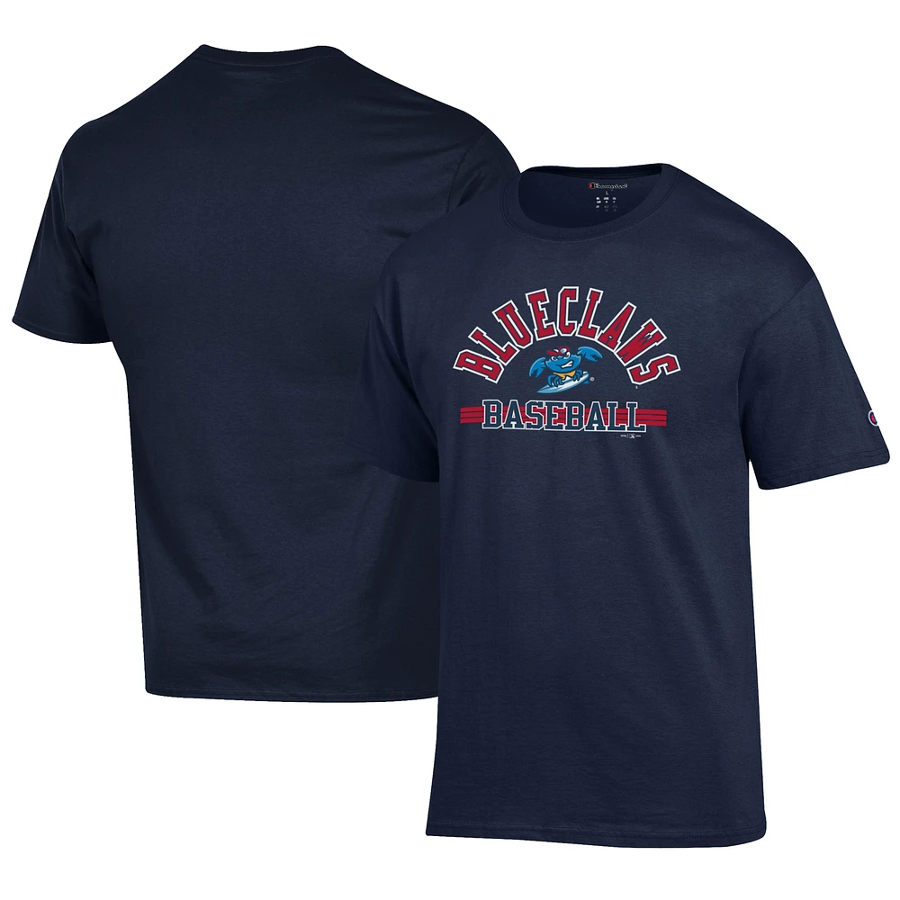Men's Champion Navy Jersey Shore BlueClaws T-Shirt