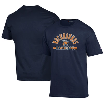 Men's Champion Navy Midland Rockhounds Jersey T-Shirt