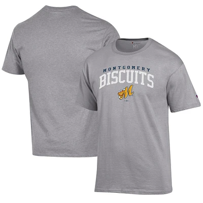 Men's Champion Gray Montgomery Biscuits Jersey T-Shirt