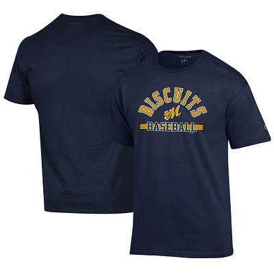 Men's Champion Navy Montgomery Biscuits Jersey T-Shirt