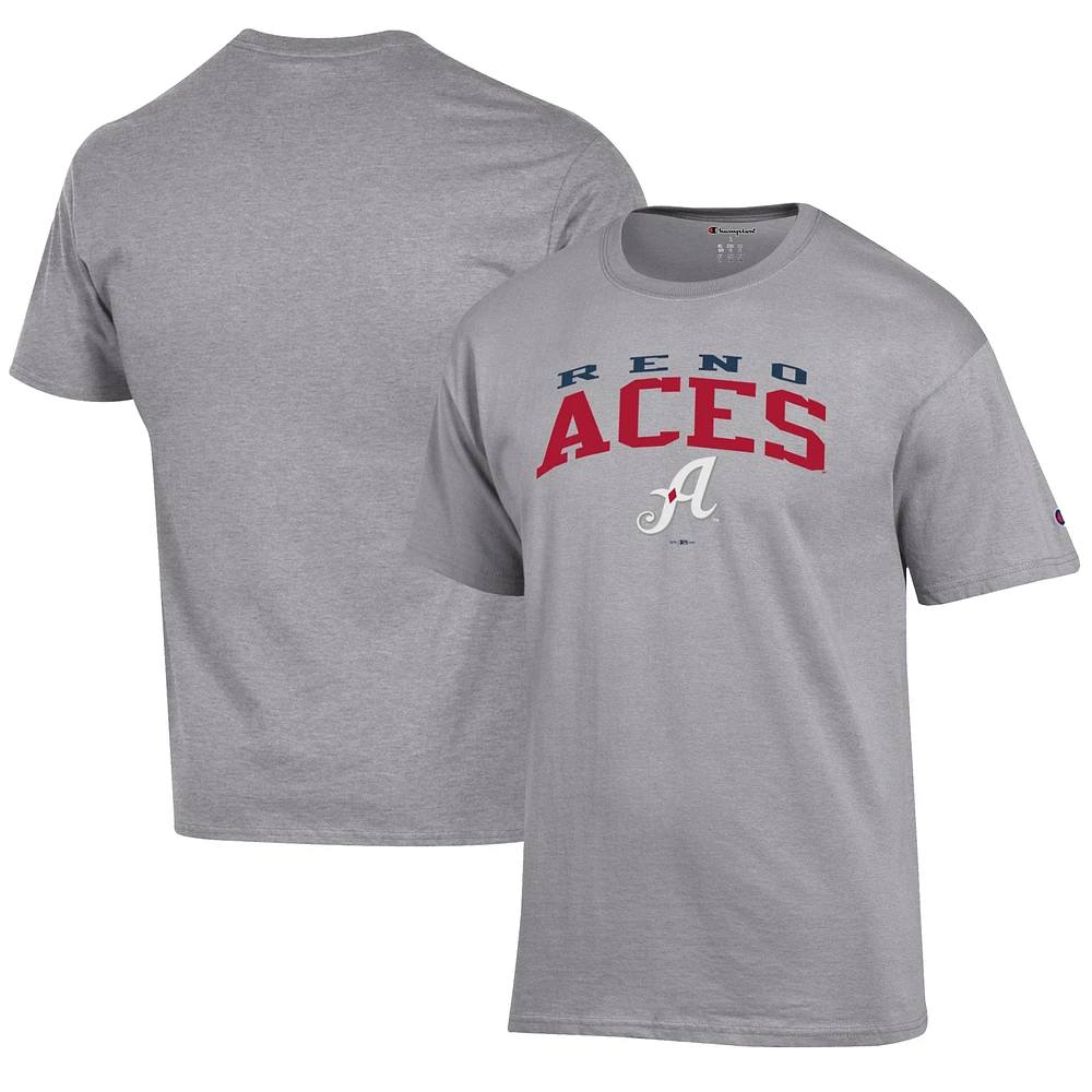 Men's Champion Gray Reno Aces Jersey T-Shirt