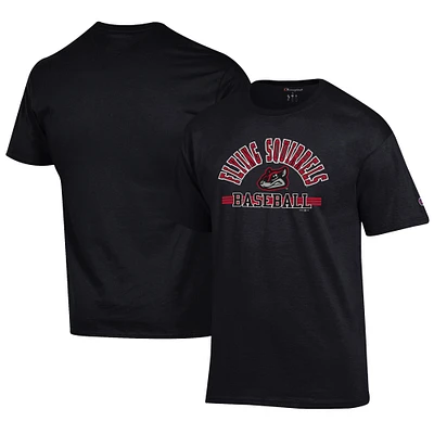 Men's Champion Black Richmond Flying Squirrels Jersey T-Shirt