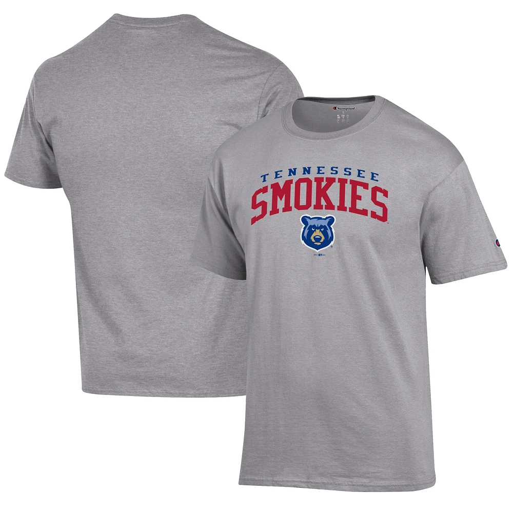 Men's Champion Gray Tennessee Smokies Jersey T-Shirt