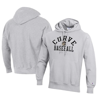 Men's Champion Gray Altoona Curve Baseball Reverse Weave Pullover Hoodie