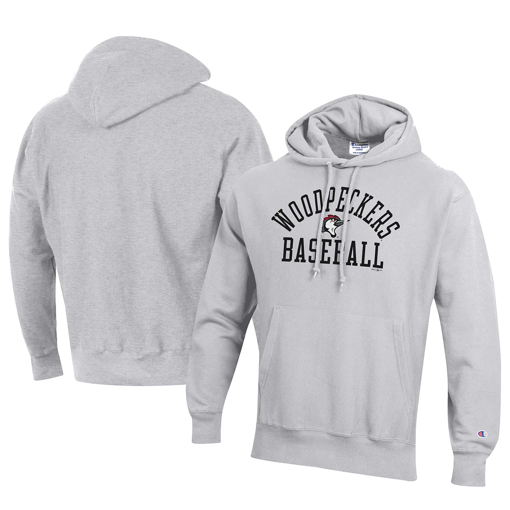 Men's Champion Fayetteville Woodpeckers Baseball Reverse Weave Pullover Hoodie
