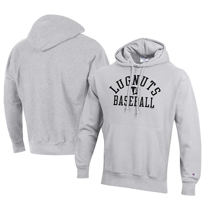 Men's Champion Lansing Lugnuts Baseball Reverse Weave Pullover Hoodie