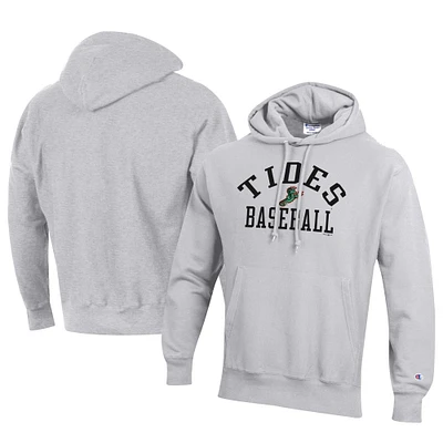 Men's Champion Norfolk Tides Baseball Reverse Weave Pullover Hoodie