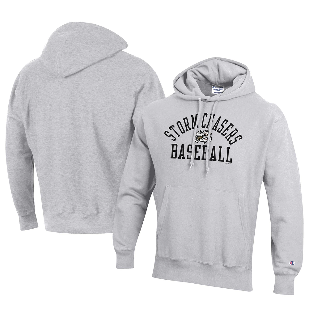 Men's Champion Omaha Storm Chasers Baseball Reverse Weave Pullover Hoodie