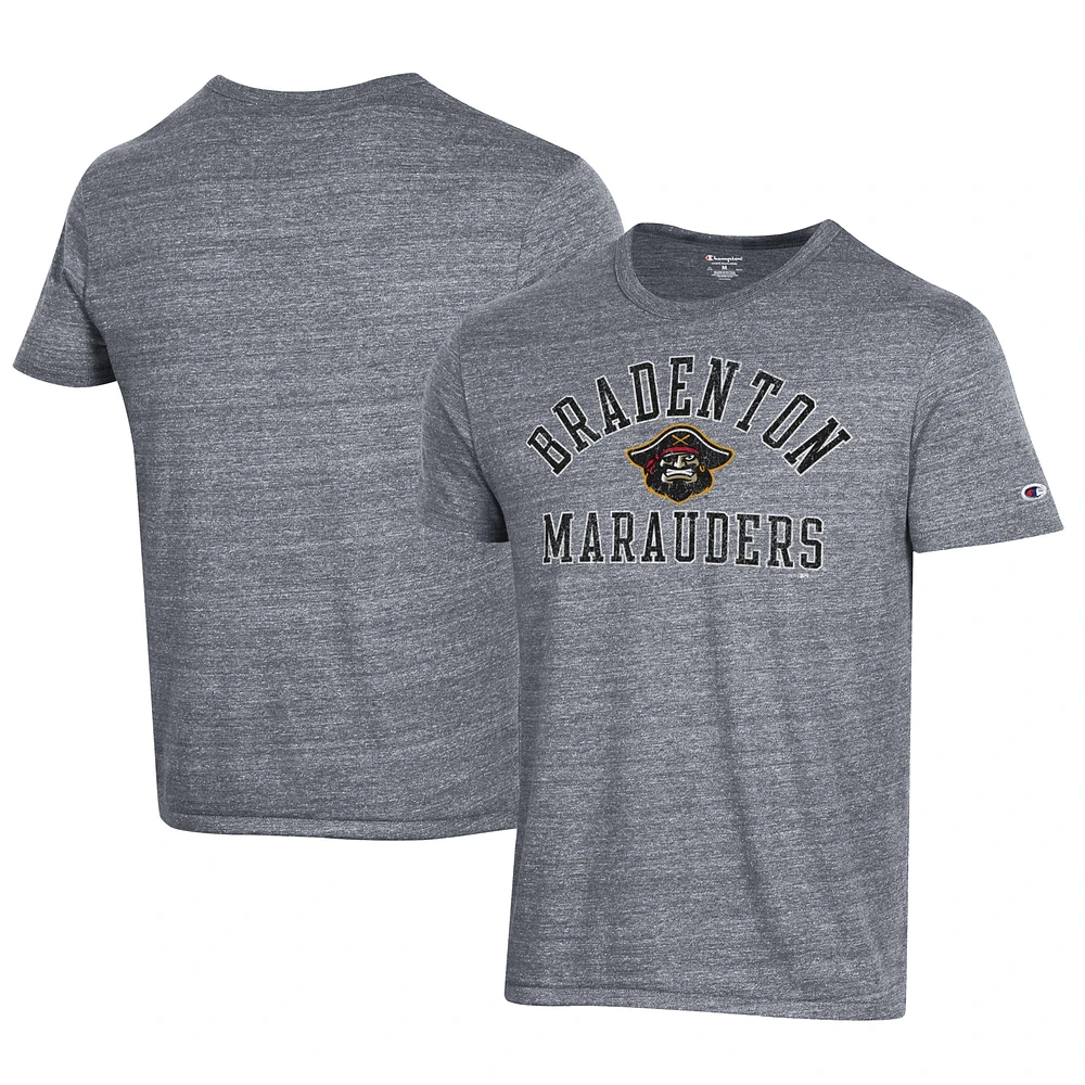 Men's Champion Gray Bradenton Marauders Ultimate Tri-Blend T-Shirt