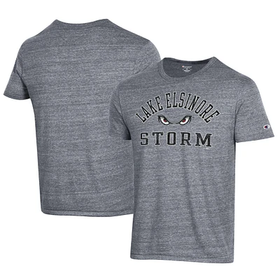 Men's Champion Gray Lake Elsinore Storm Ultimate Tri-Blend T-Shirt