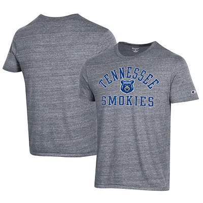 Men's Champion Gray Tennessee Smokies Ultimate Tri-Blend T-Shirt