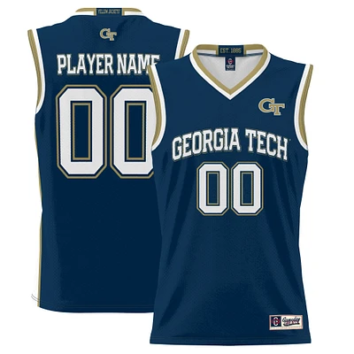 Youth GameDay Greats Navy Georgia Tech Yellow Jackets NIL Pick-A-Player Lightweight Men's Basketball Jersey