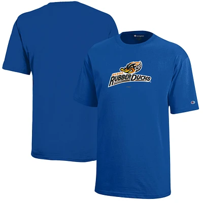 Youth Champion Royal Akron RubberDucks Jersey T-Shirt