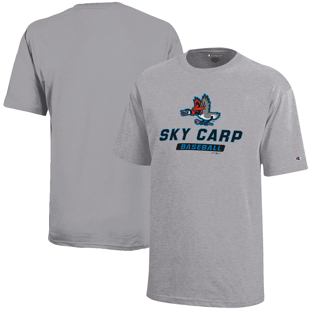 Youth Champion Gray Beloit Sky Carp Jersey T-Shirt