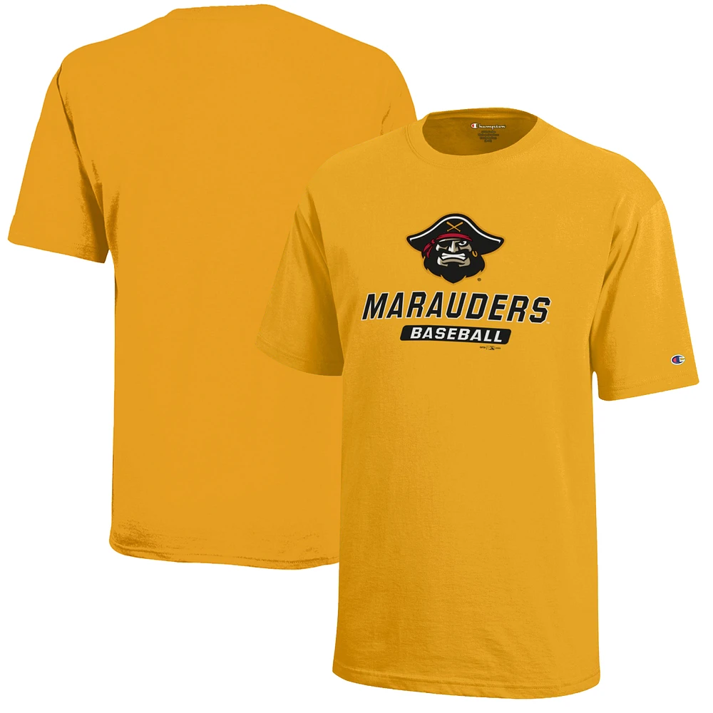 Youth Champion Yellow Bradenton Marauders Jersey T-Shirt