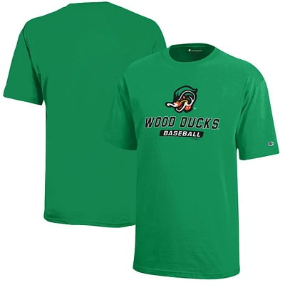 Youth Champion Green Down East Wood Ducks Jersey T-Shirt