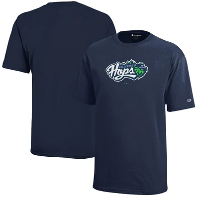 Youth Champion Navy Hillsboro Hops Jersey T-Shirt