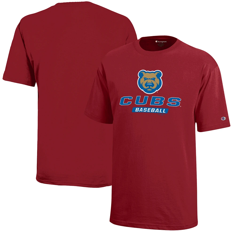 Youth Champion Red Iowa Cubs Jersey T-Shirt