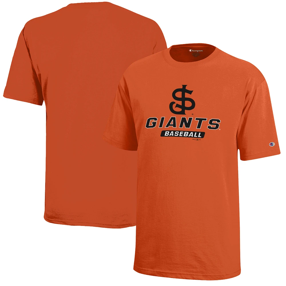 Youth Champion Orange San Jose Giants Jersey T-Shirt