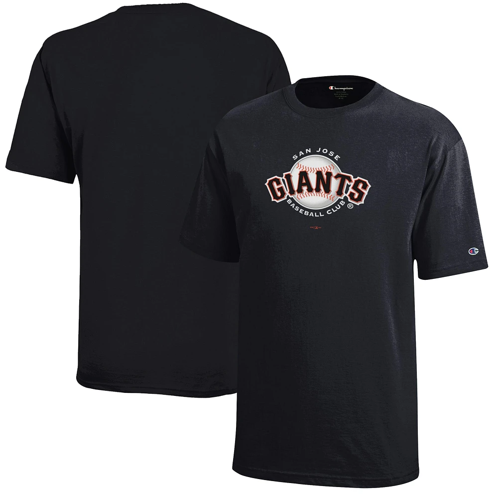 Youth Champion Black San Jose Giants Jersey T-Shirt