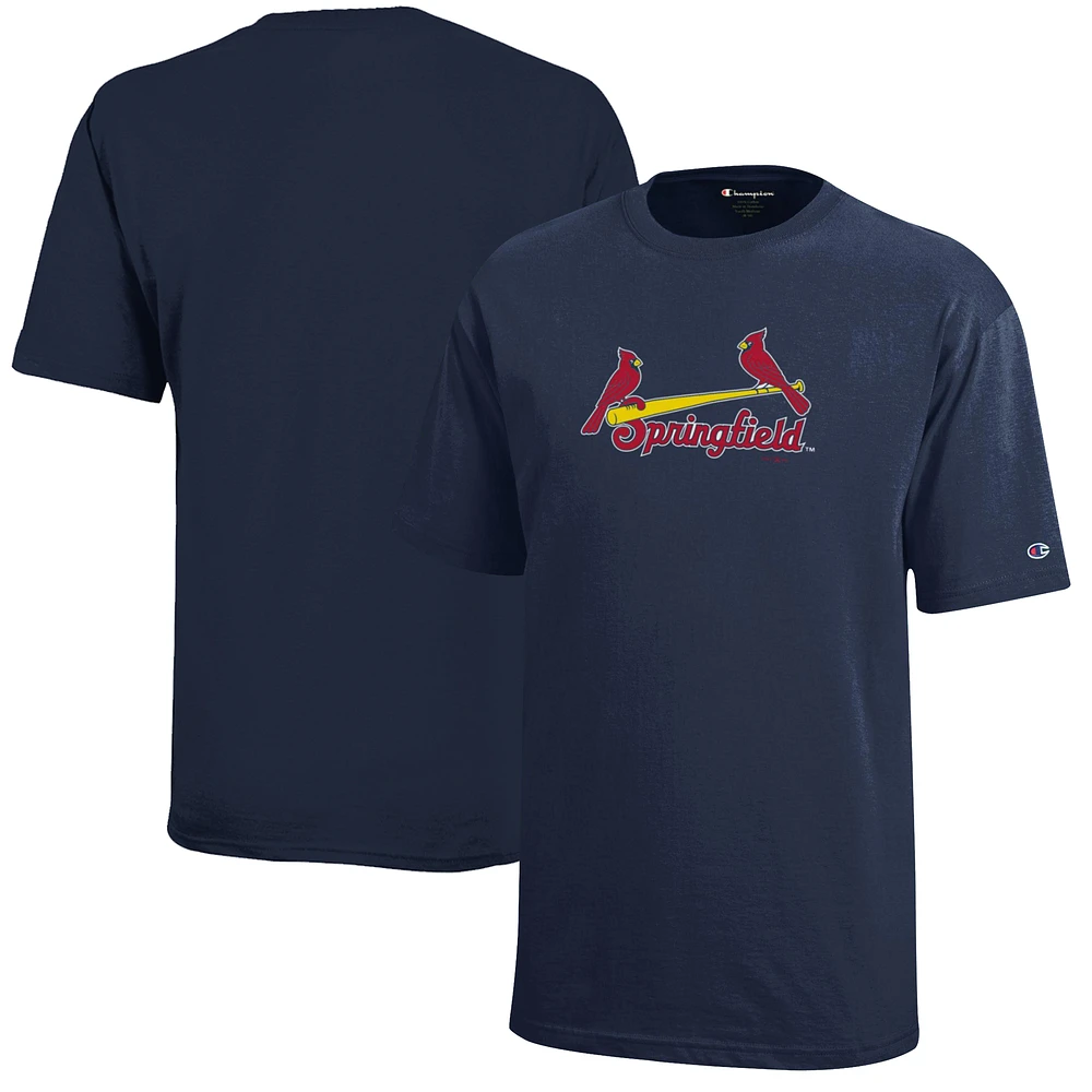 Youth Champion Navy Springfield Cardinals Jersey T-Shirt