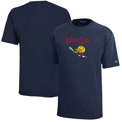 Youth Champion Navy Worcester Red Sox Jersey T-Shirt