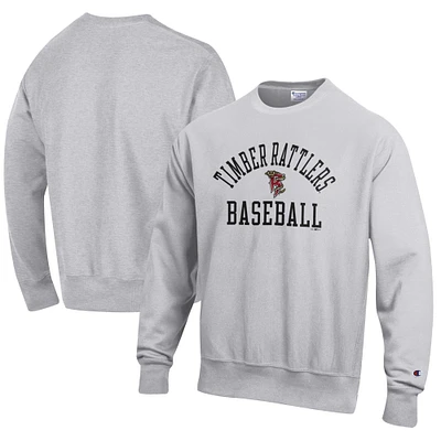 Men's Champion Gray Wisconsin Timber Rattlers Baseball Reverse Weave Pullover Sweatshirt