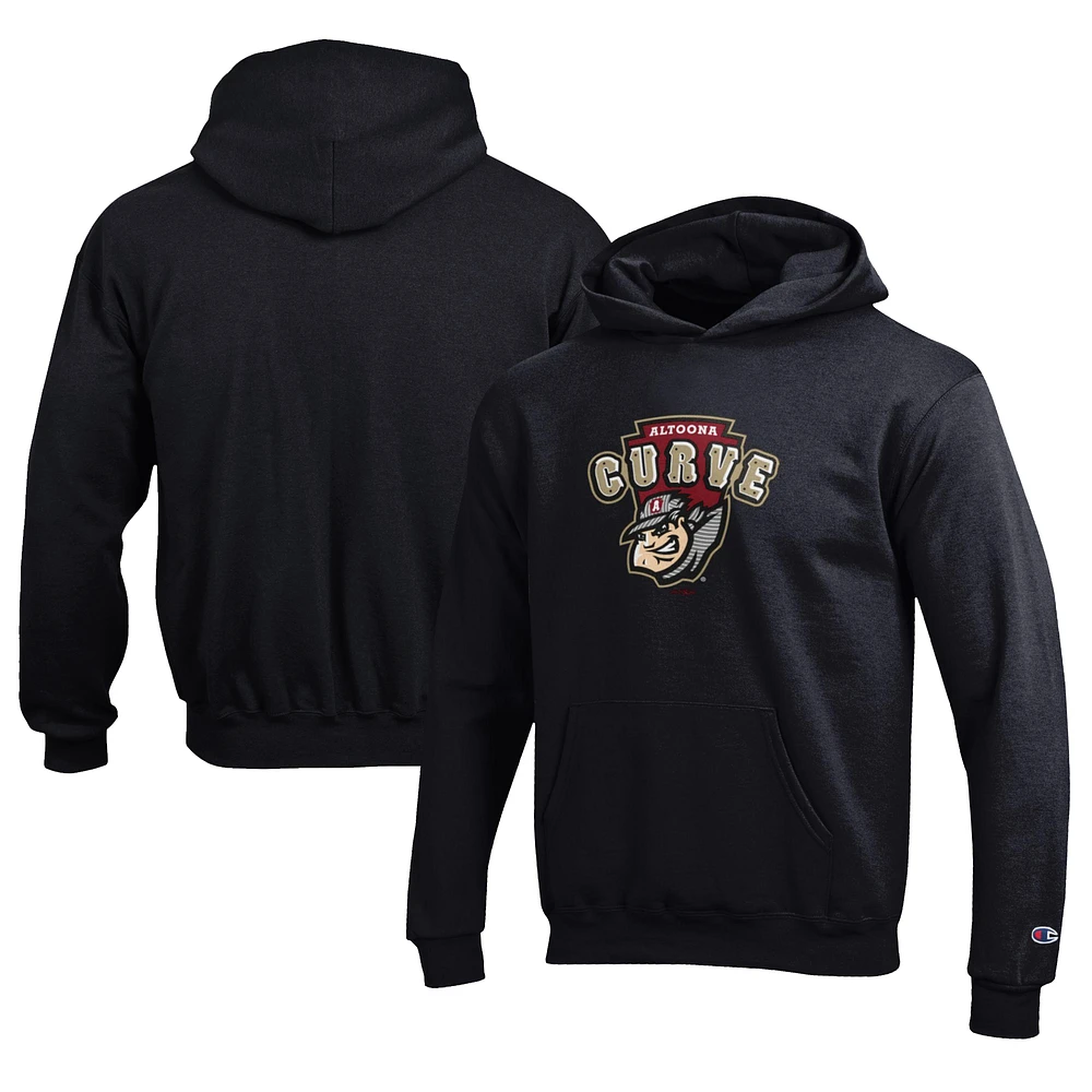 Youth Champion Black Altoona Curve Eco Powerblend Pullover Hoodie