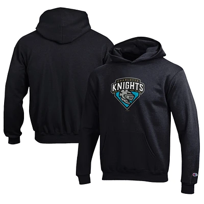 Youth Champion Black Charlotte Knights Eco Powerblend Pullover Hoodie
