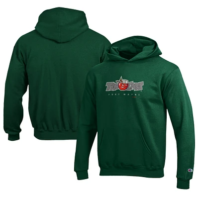 Youth Champion Green Fort Wayne TinCaps Eco Powerblend Pullover Hoodie
