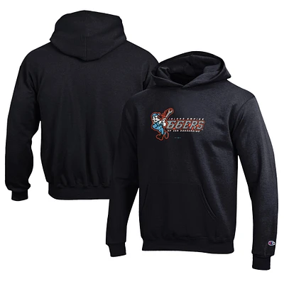 Youth Champion Black Inland Empire 66ers Eco Powerblend Pullover Hoodie