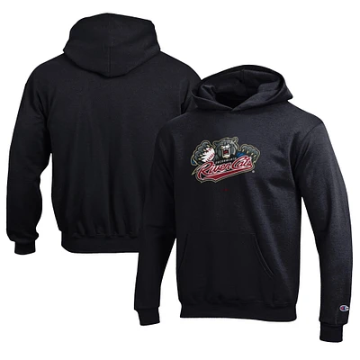 Youth Champion Black Sacramento River Cats Eco Powerblend Pullover Hoodie