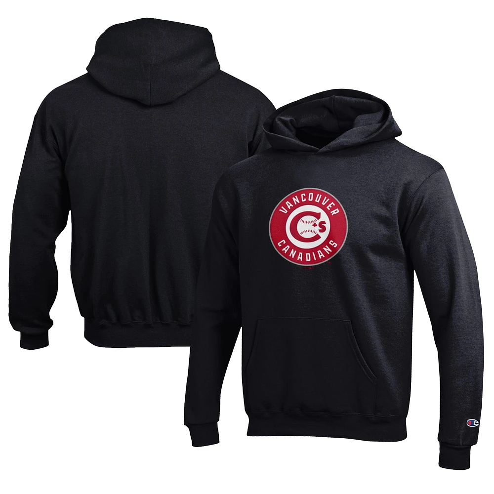 Youth Champion Black Vancouver Canadians Eco Powerblend Pullover Hoodie