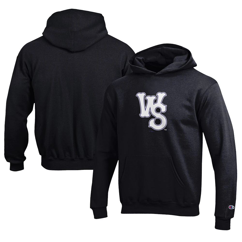 Youth Champion Black Winston-Salem Dash Eco Powerblend Pullover Hoodie