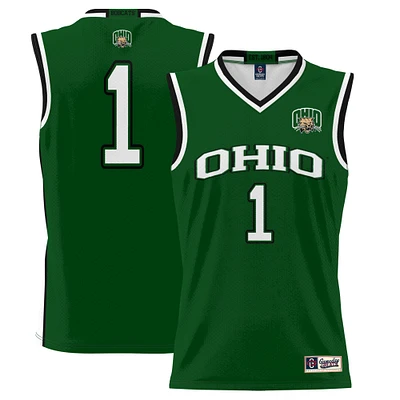 Men's GameDay Greats #1 Green Ohio Bobcats Lightweight Basketball Jersey