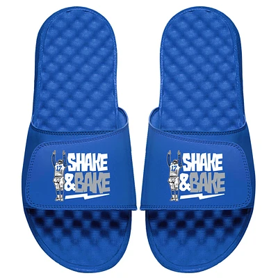 Youth ISlide x BreakingT Josh Allen Royal NFLPA Shake & Bake Slide Sandals