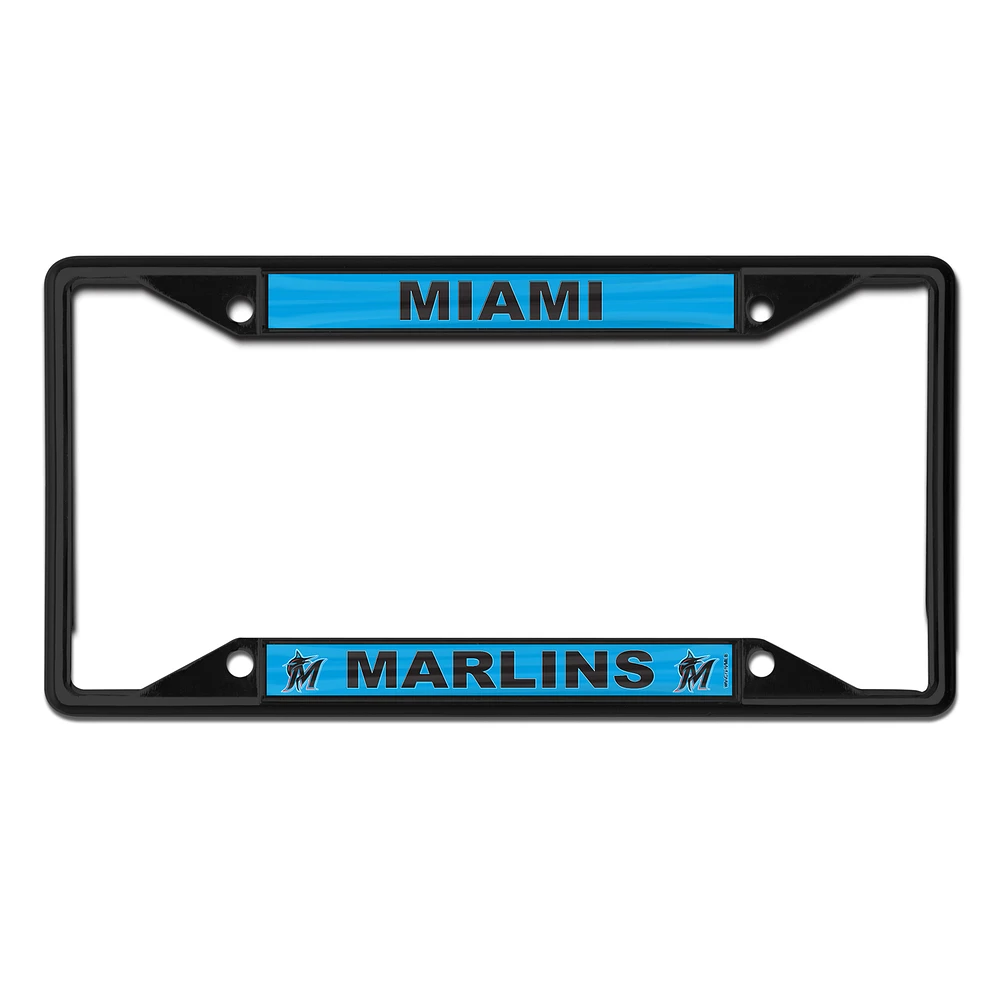 WinCraft Miami Marlins Chrome Color License Plate Frame
